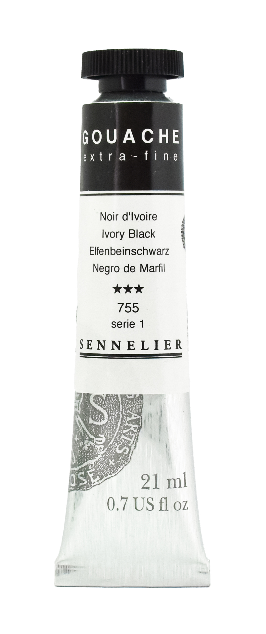 Sennelier Gouache Extra Fine ELFENBEINSCHWARZ Künstler-Gouache hochpigmentierte Deckfarbe 21ml Sennelier Gouache Extra Fine ELFENBEINSCHWARZ Künstler-Gouache hochpigmentierte Deckfarbe 21ml