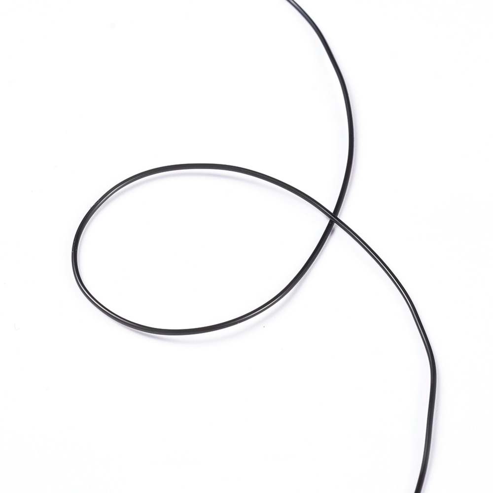 Gummifaden schwarz 0,8mm 10m 1 Rolle 