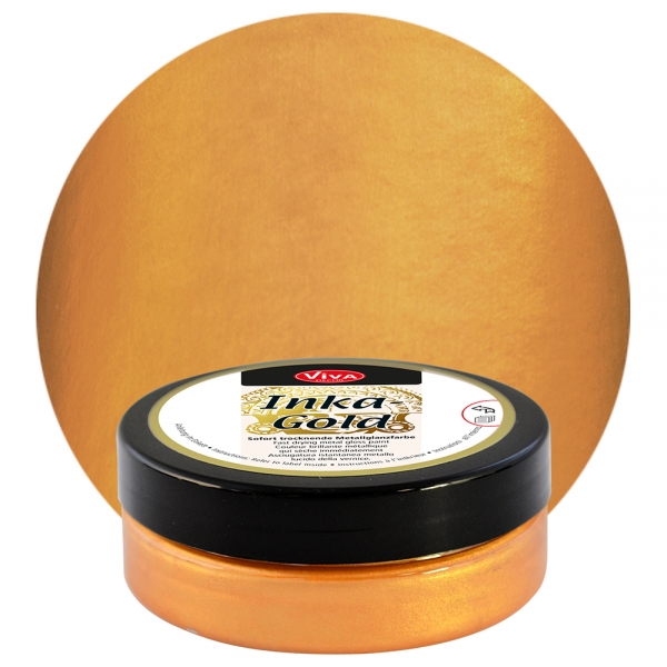 Viva Decor Inka Gold, 62,5g Dose Metallglanz Farbe 