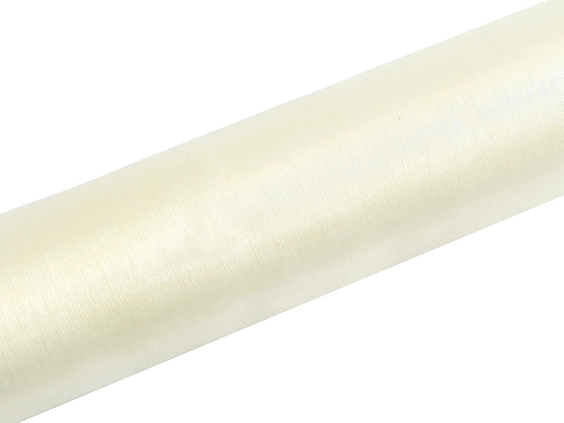 Organza Stoff einfarbig 0,36x9m