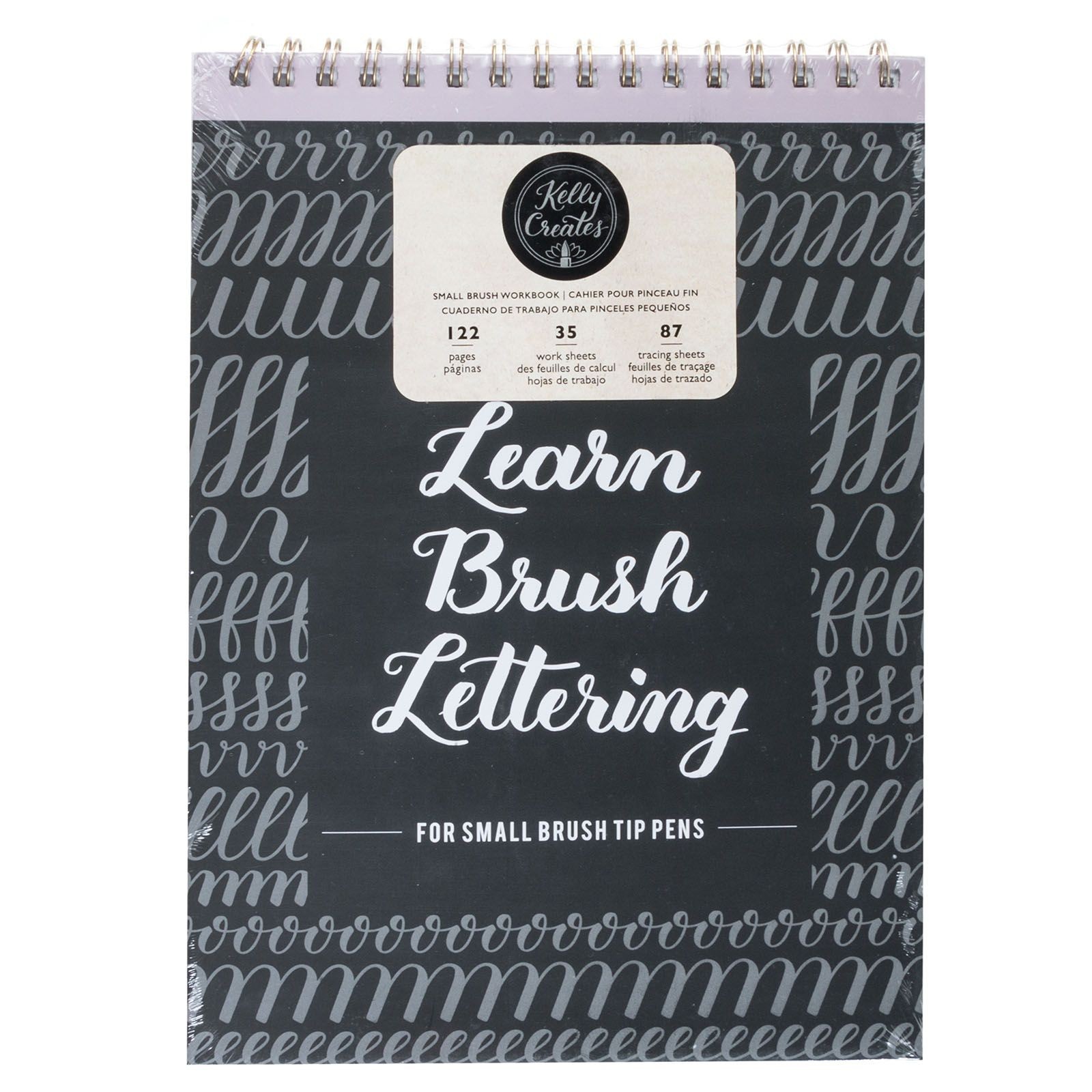 Learn Brush Lettering Kelly Creates small brush workbook 122 Seiten