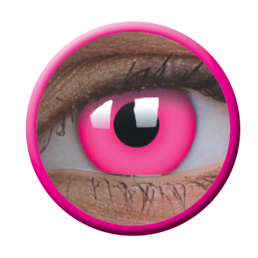 Kontaktlinsen , Glow Pink, 2 Stück