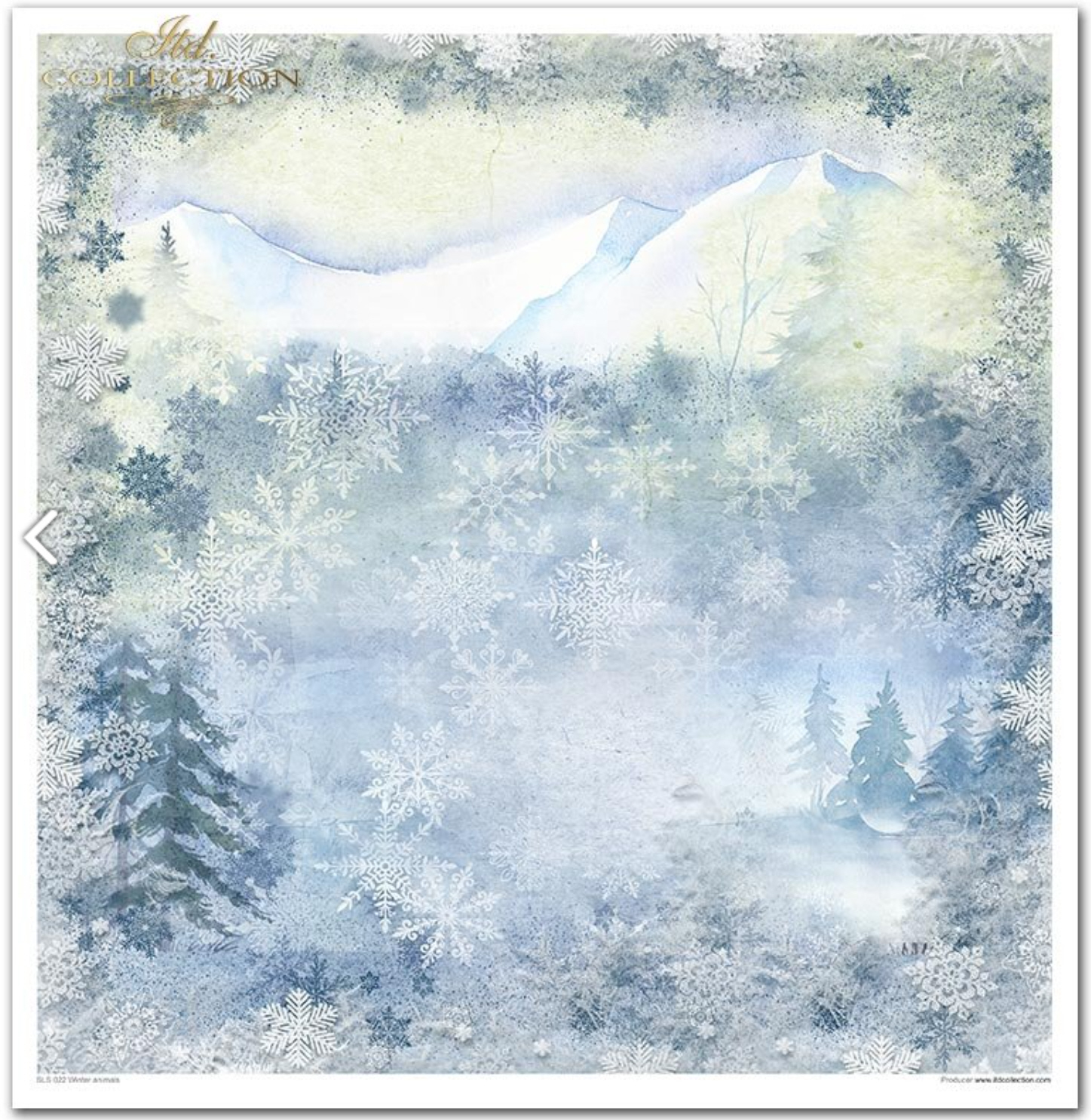 Scrapbooking-Papier Set Winter Animals 10 Stk/Pkg. 30x30cm 200g Scrapbooking-Papier Set Winter Animals 10 Stk/Pkg. 30x30cm 200g