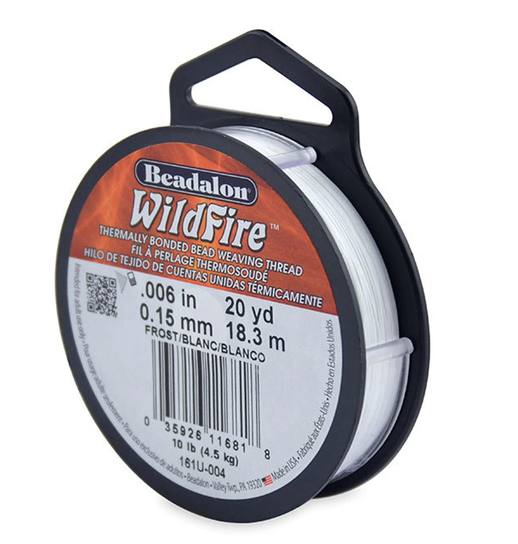Beadalon Wildfire Garn weiß 0,15mm 45,8m 1 Spule Beadalon Wildfire Garn weiß 0,15mm 45,8m 1 Spule