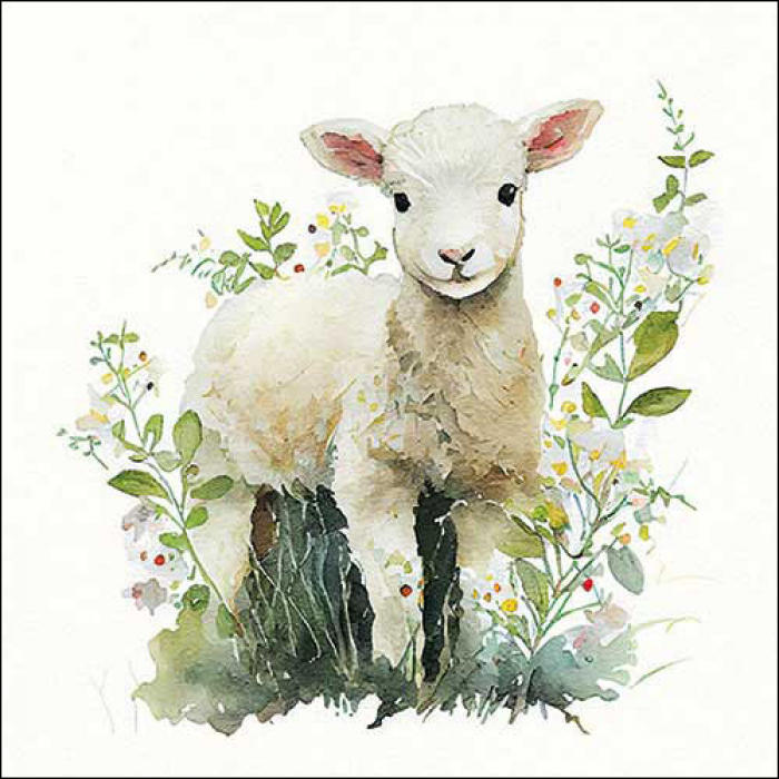 Servietten Lamb 33x33cm 20 Stück 3-lagig 100% FSC 