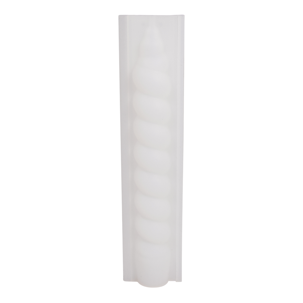 Silikon-Gießform Stabkerze gedreht ø 2cm Höhe 19,5cm 2-teilig Silikon-Gießform Stabkerze gedreht ø 2cm Höhe 19,5cm 2-teilig