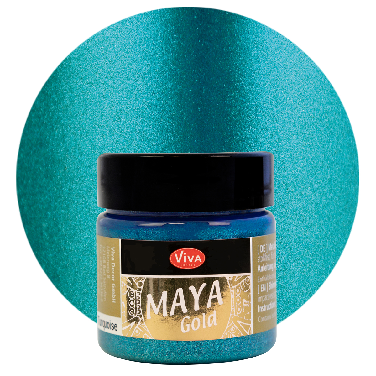  Maya Gold, 45ml  Metallicfarbe 