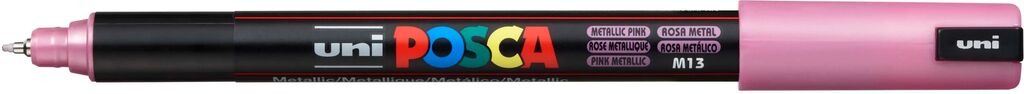 Uni Posca Marker PC-1MR METALLIC ROSA Extra feine Spitze 0,7mm Uni Posca Marker PC-1MR METALLIC ROSA Extra feine Spitze 0,7mm