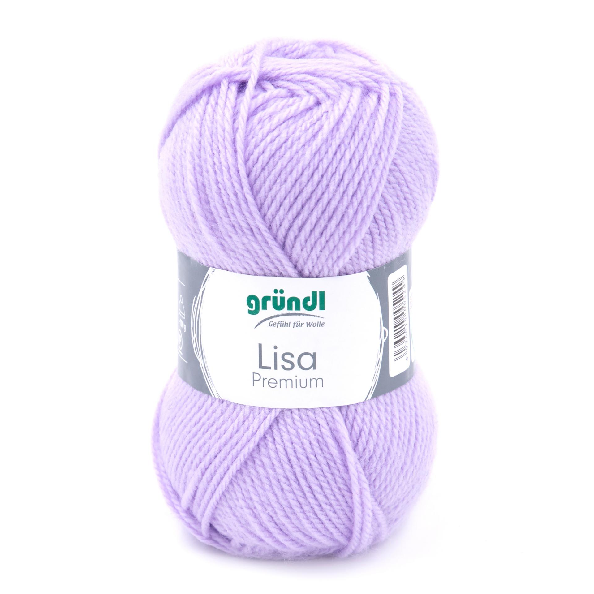 Lisa Premium einfärbig, Schulbastelwolle Bastelwolle, 50 g/133m