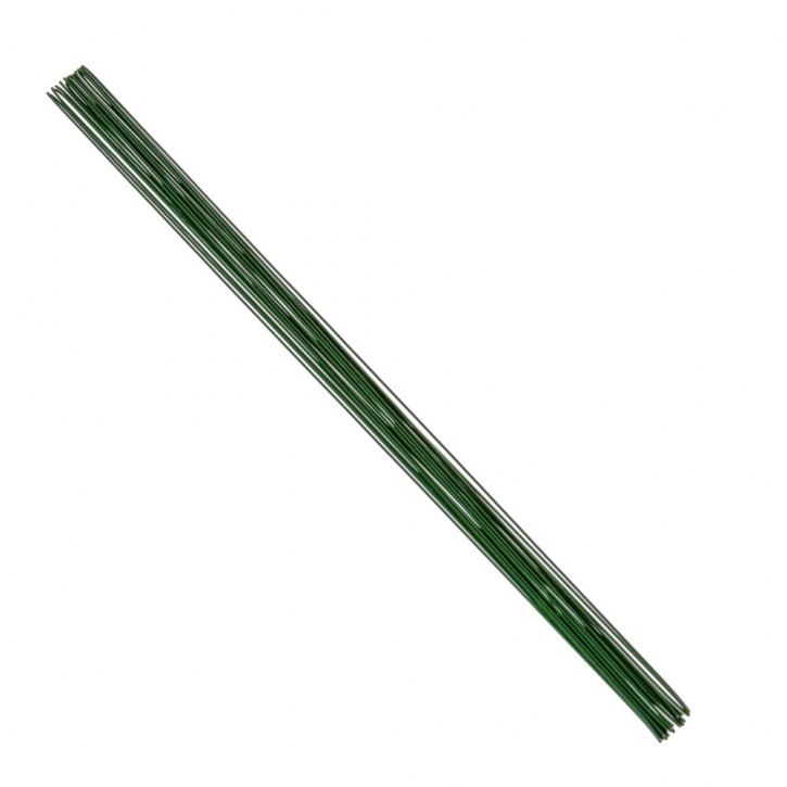 Steckdraht grün 30 cm, 20 Stück/Btl.,   Blumendraht Gerberadraht