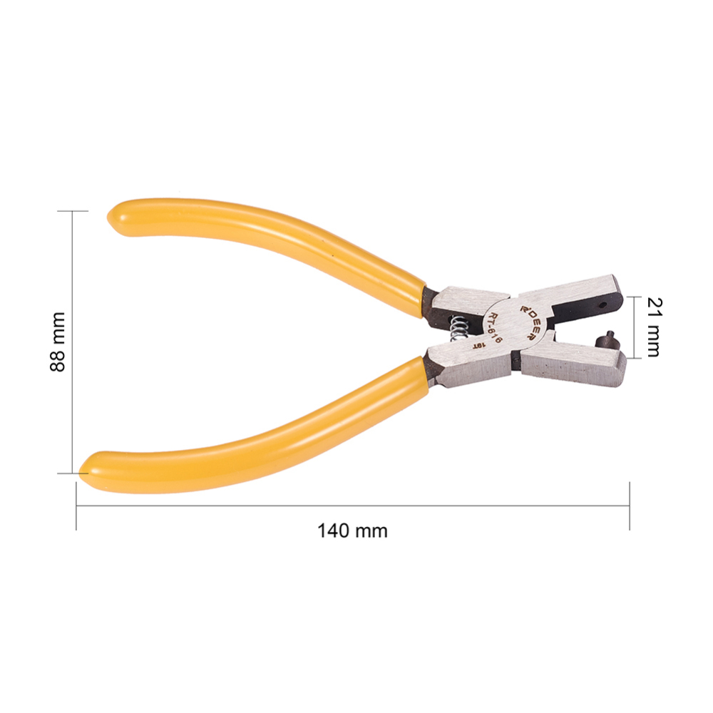 Lochzange 2mm rundes Loch 136x91x9,5 mm