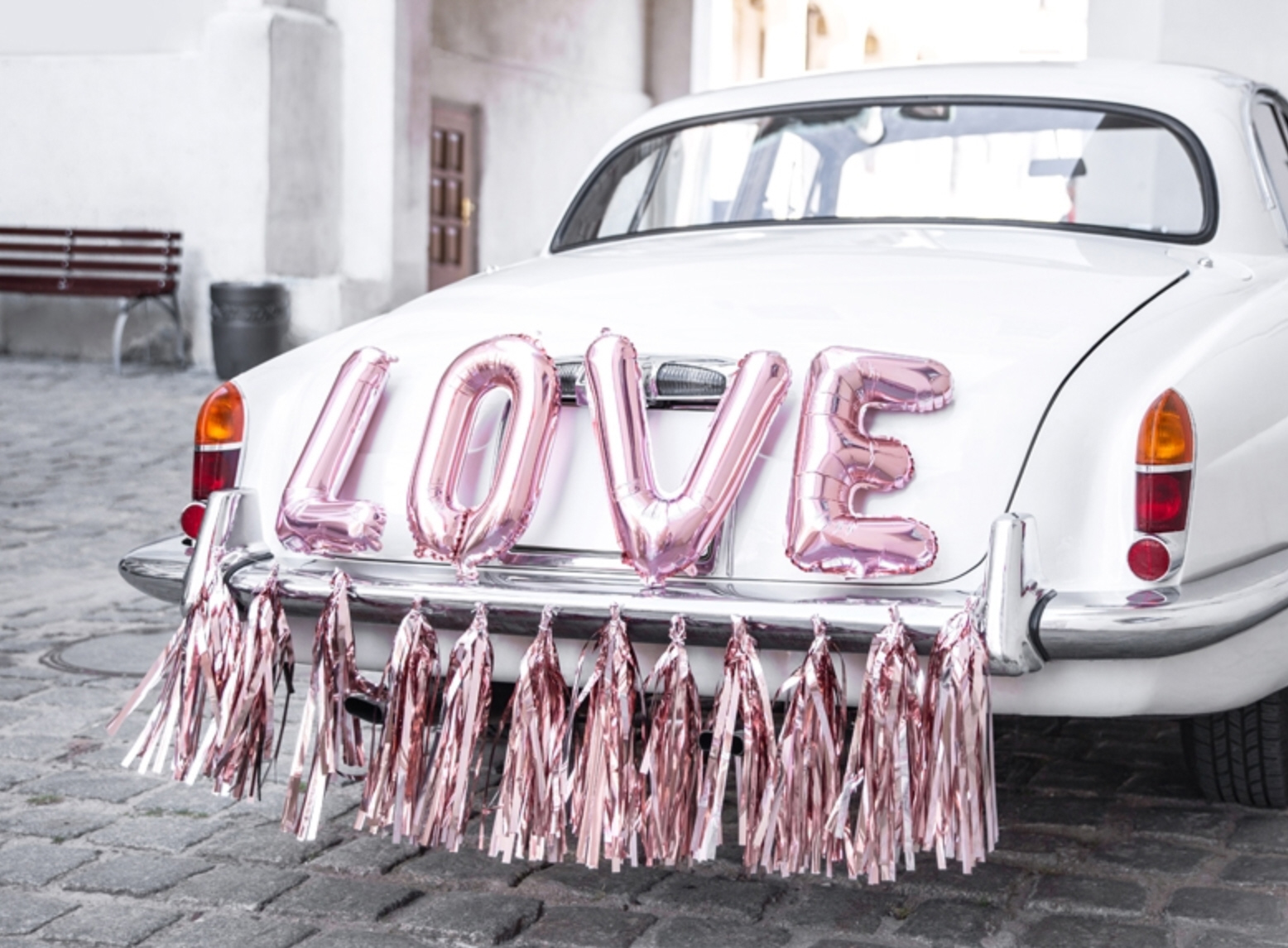 DIY Autodekorations Kit roségold Car Decorations Love 