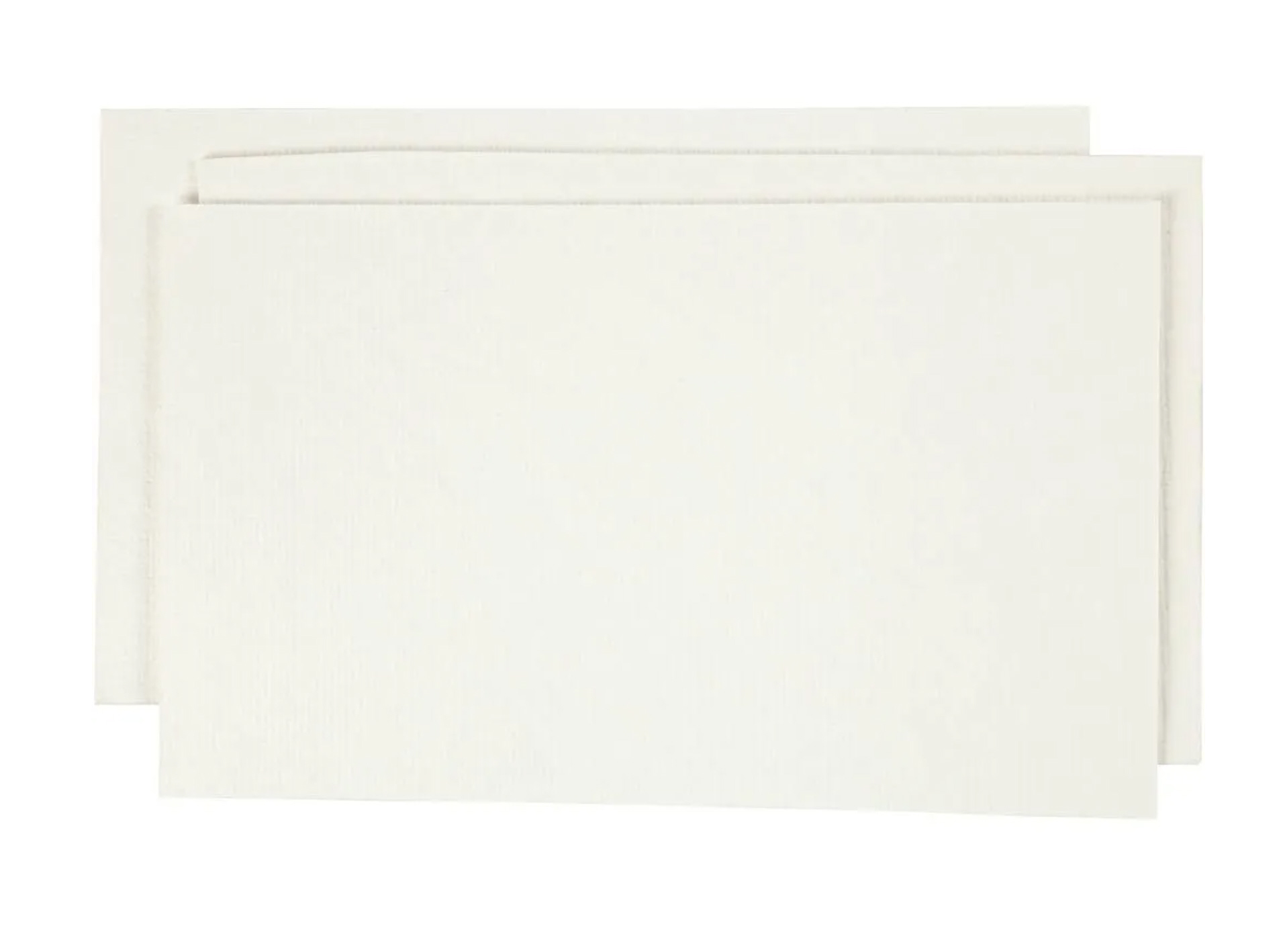 Papierpulpe Zellulose naturweiß Blatt 20x12 cm 100g