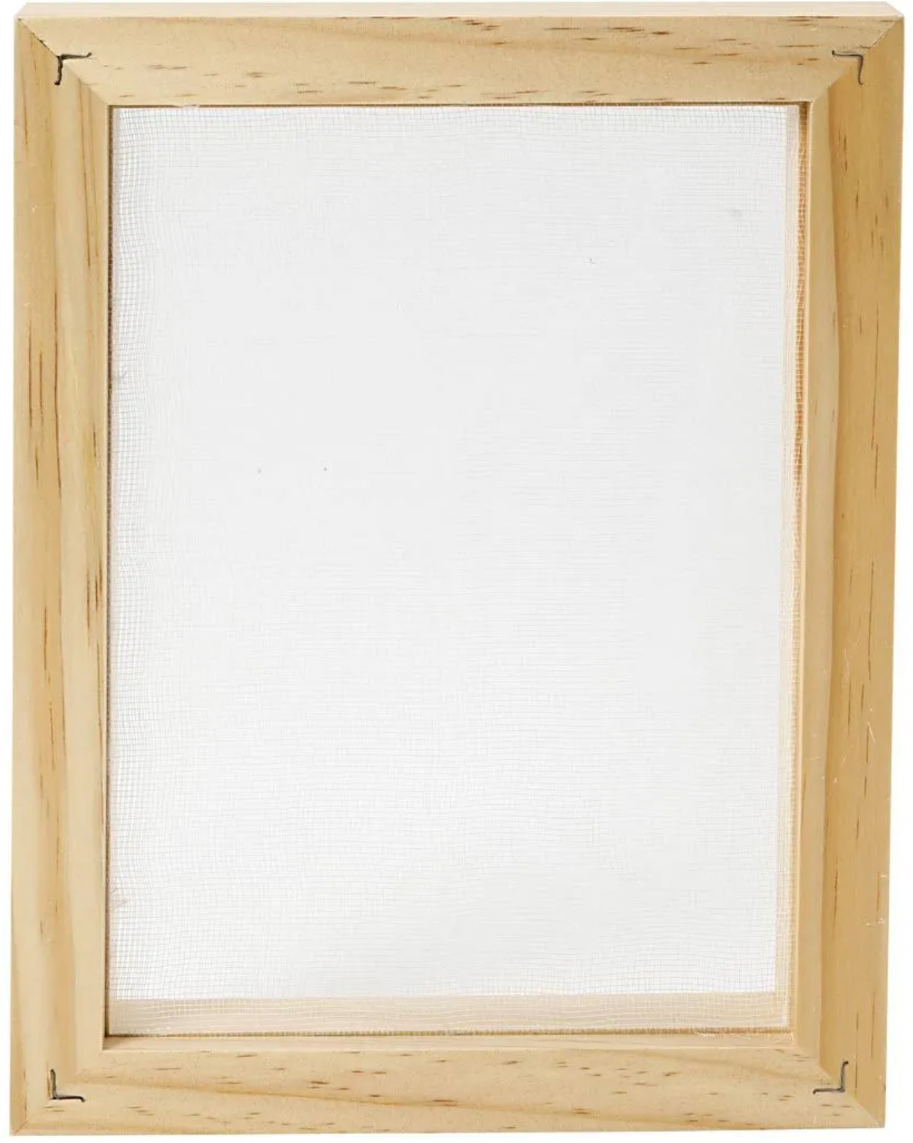 Doppelrahmen zum Papierschöpfen aus Holz A5 Größe 25x19x3cm