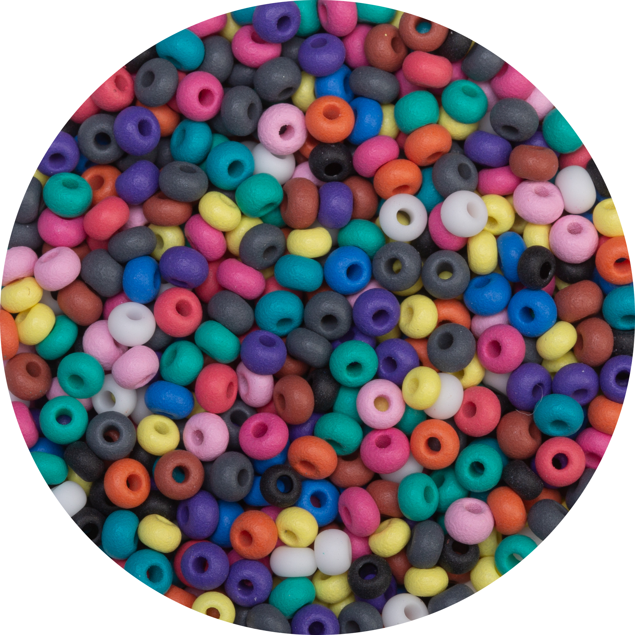 Rocailles PermaLux waschbar matt 2,6mm 17g Rocailles PermaLux waschbar matt 2,6mm 17g
