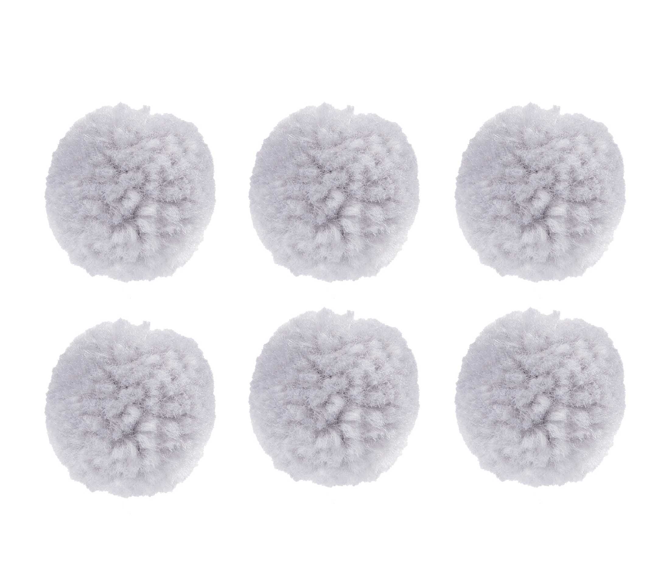 Woll-Pompons Pom Pom 30mm 6 Stück 