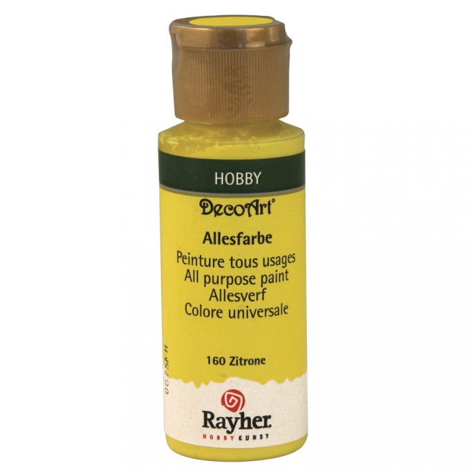 Rayher Allesfarbe, 59ml  DecoArt Bastelfarbe Acrylfarbe Hobbyfarbe