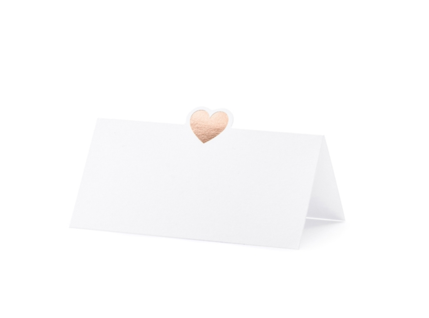 Platzkarten mit Herz Place Cards Heart 10x5cm 10 Stück 
