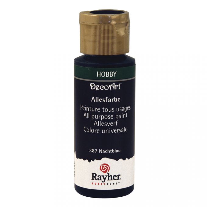 Rayher Allesfarbe, 59ml  DecoArt Bastelfarbe Acrylfarbe Hobbyfarbe