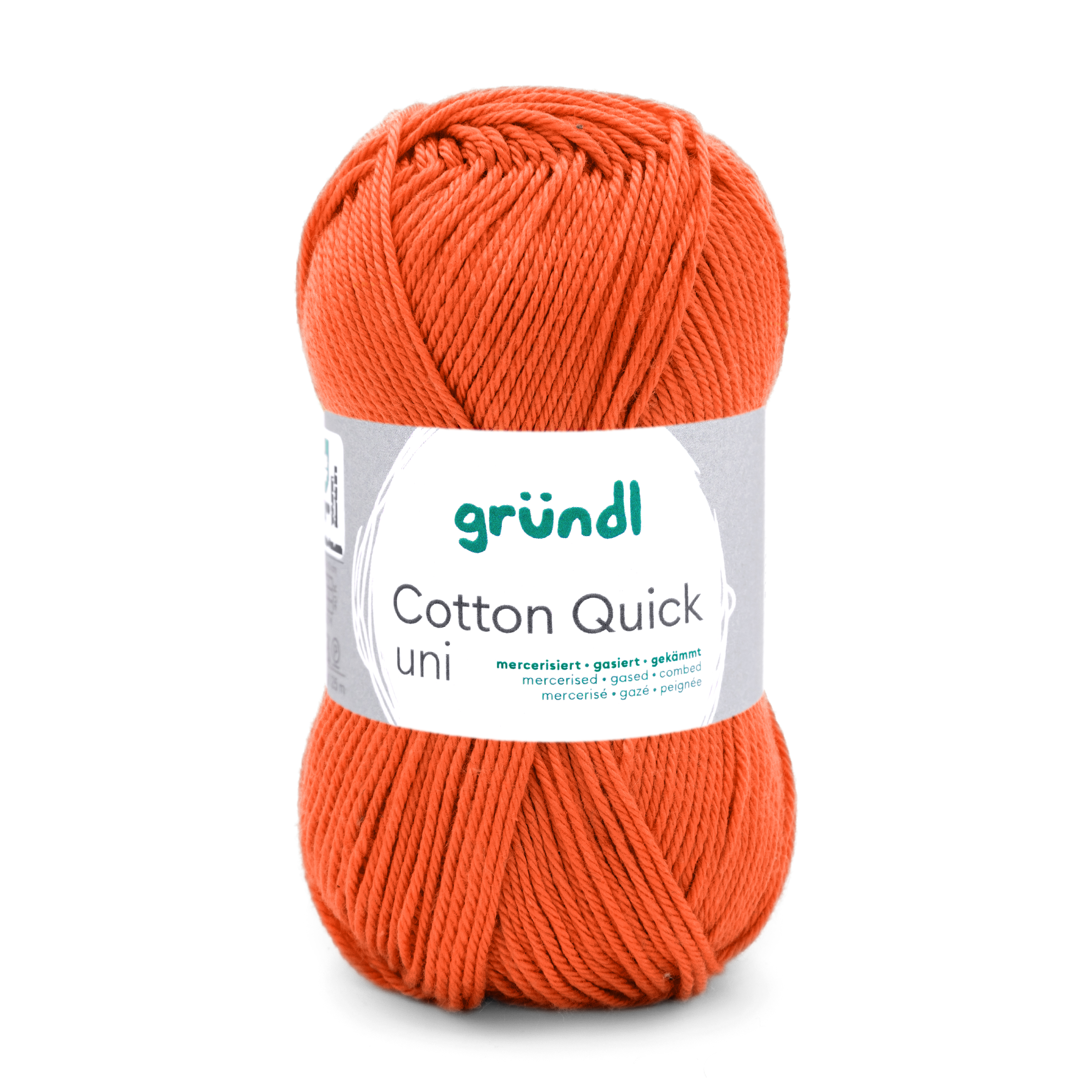 Cotton Quick Uni ROSTROT 100 % Baumwolle mercerisiert gasiert gekämmt 50g/125m Cotton Quick Uni ROSTROT 100 % Baumwolle mercerisiert gasiert gekämmt 50g/125m