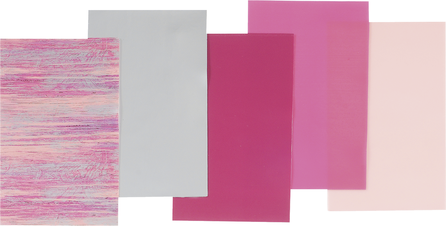 Wachsplatten-Sortiment "Sortierung Rosa" 175 x 80 x 0,5 mm
