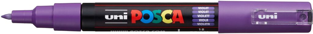 UNI POSCA Marker PC-1MC VIOLETT extra feine Spitze 0,7 - 1 mm