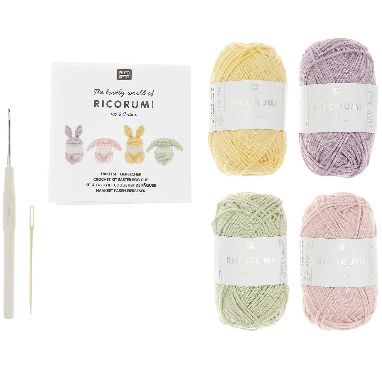 Ricorumi Häkel-Set Oster-Eierbecher Ricorumi Häkel-Set Oster-Eierbecher
