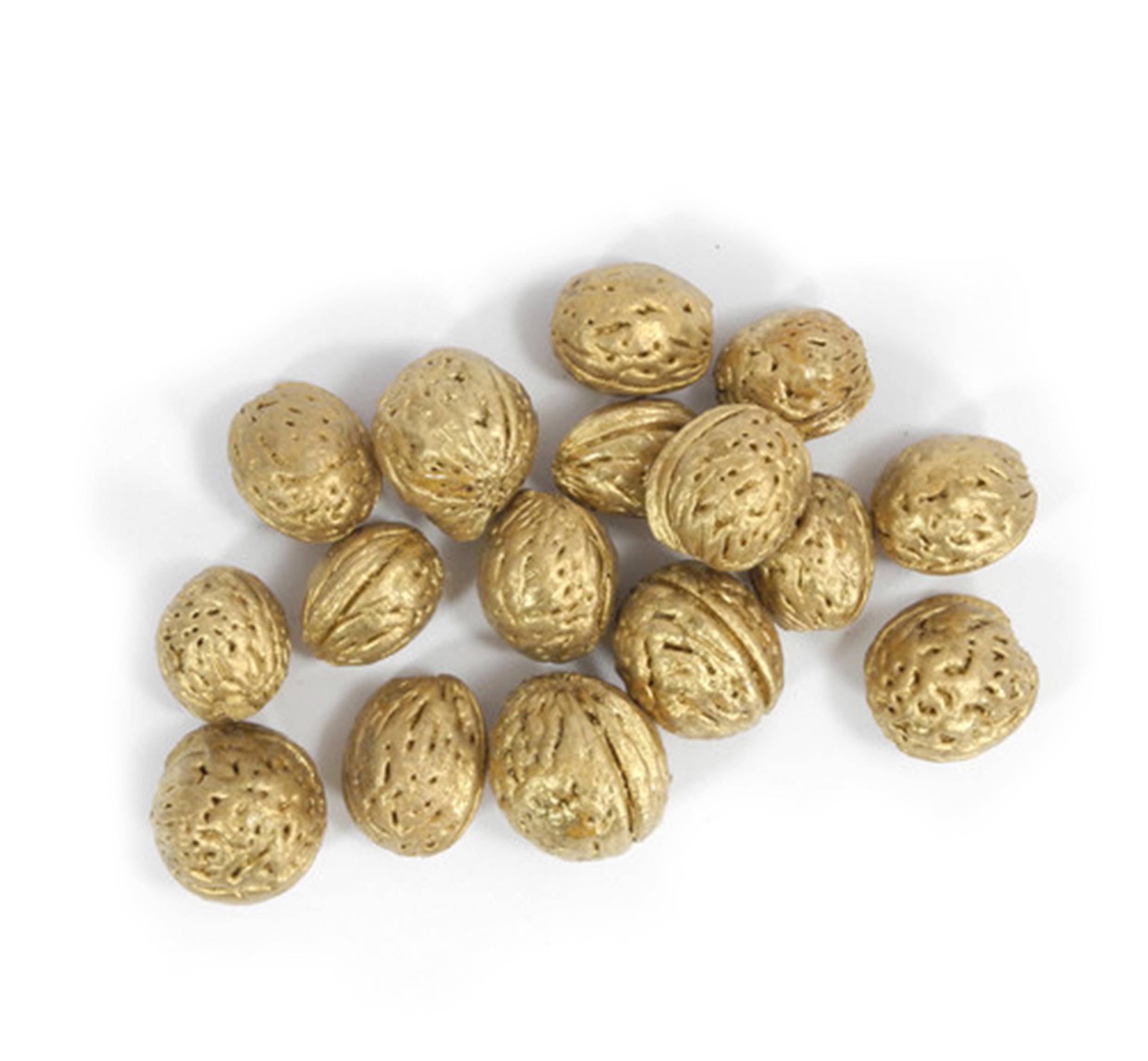 Nüsse goldfarbig 35g