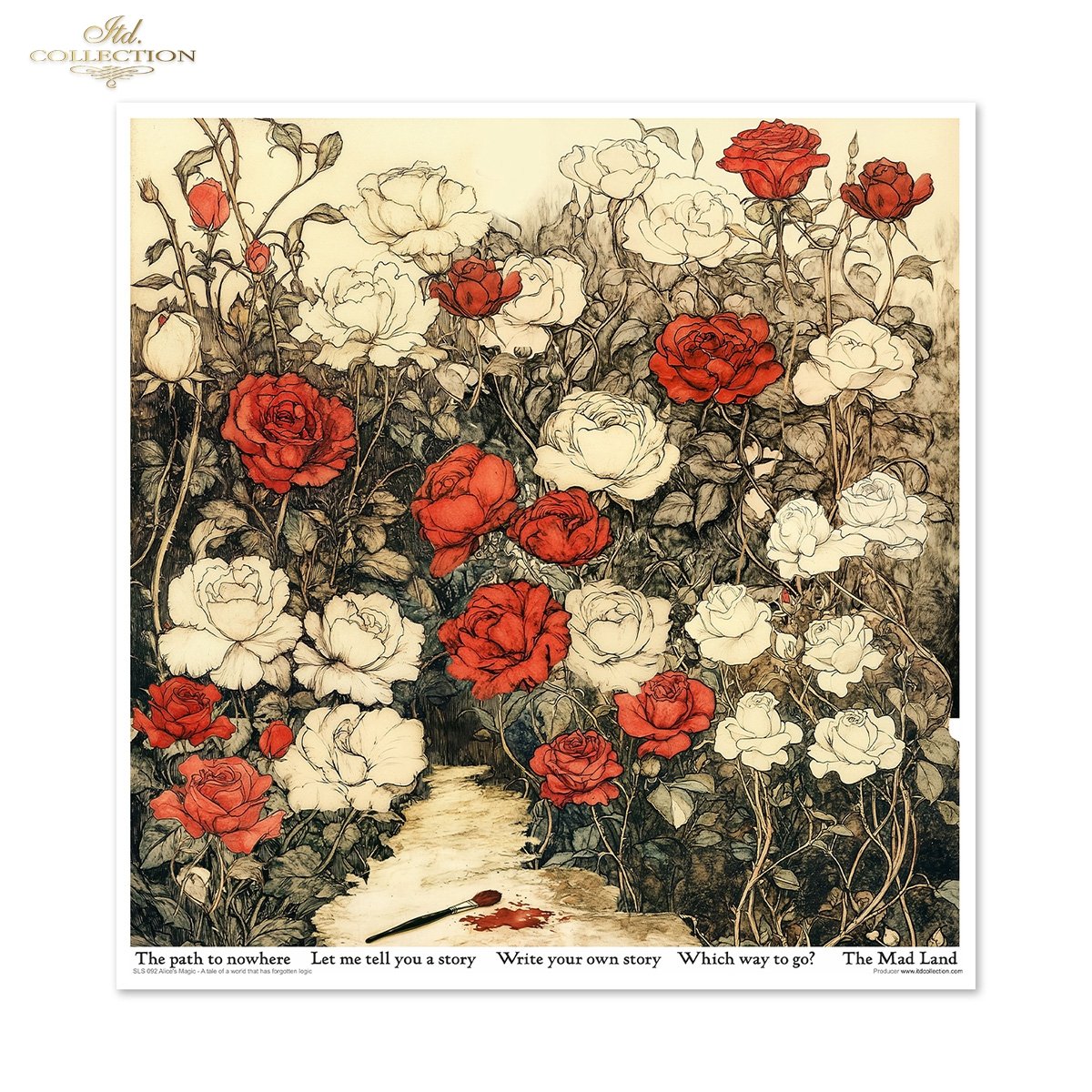 Designpapier-Set „Alice's Magic - A tale of a world that has forgotten logic vol. 2“ 310x320 mm 11 Blatt Designpapier-Set „Alice's Magic - A tale of a world that has forgotten logic vol. 2“ 310x320 mm 11 Blatt