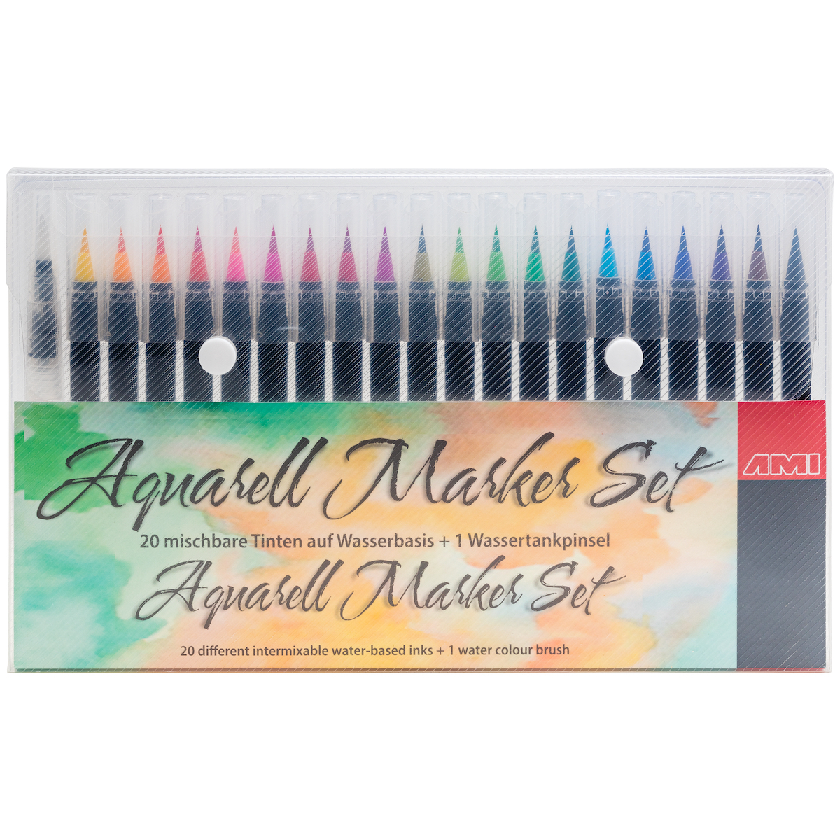 Aquarell Marker Set 21-teilig