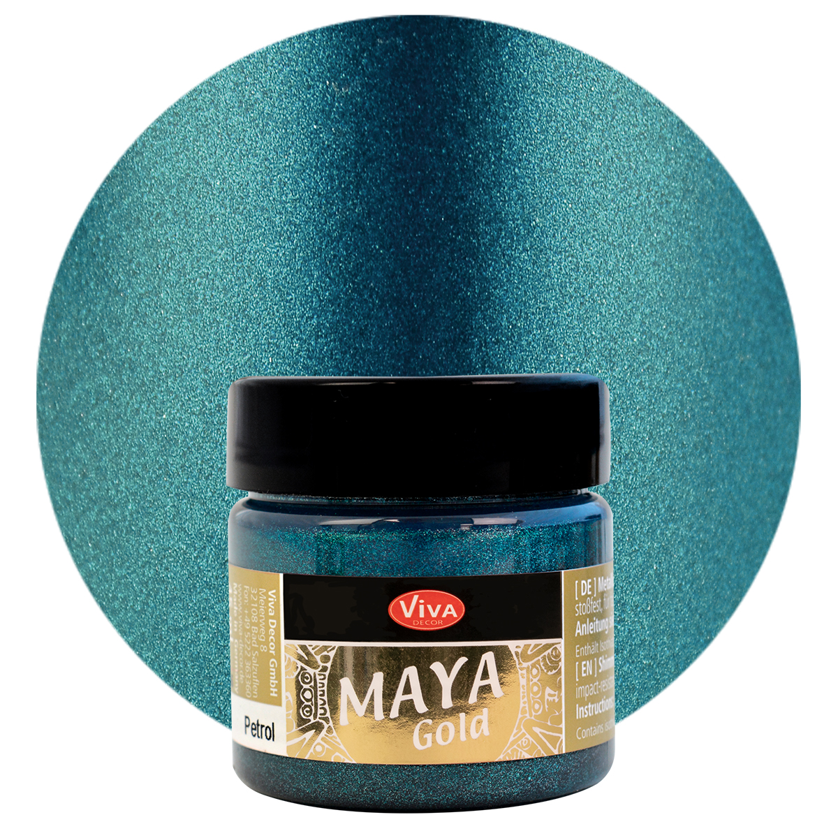  Maya Gold, 45ml  Metallicfarbe 