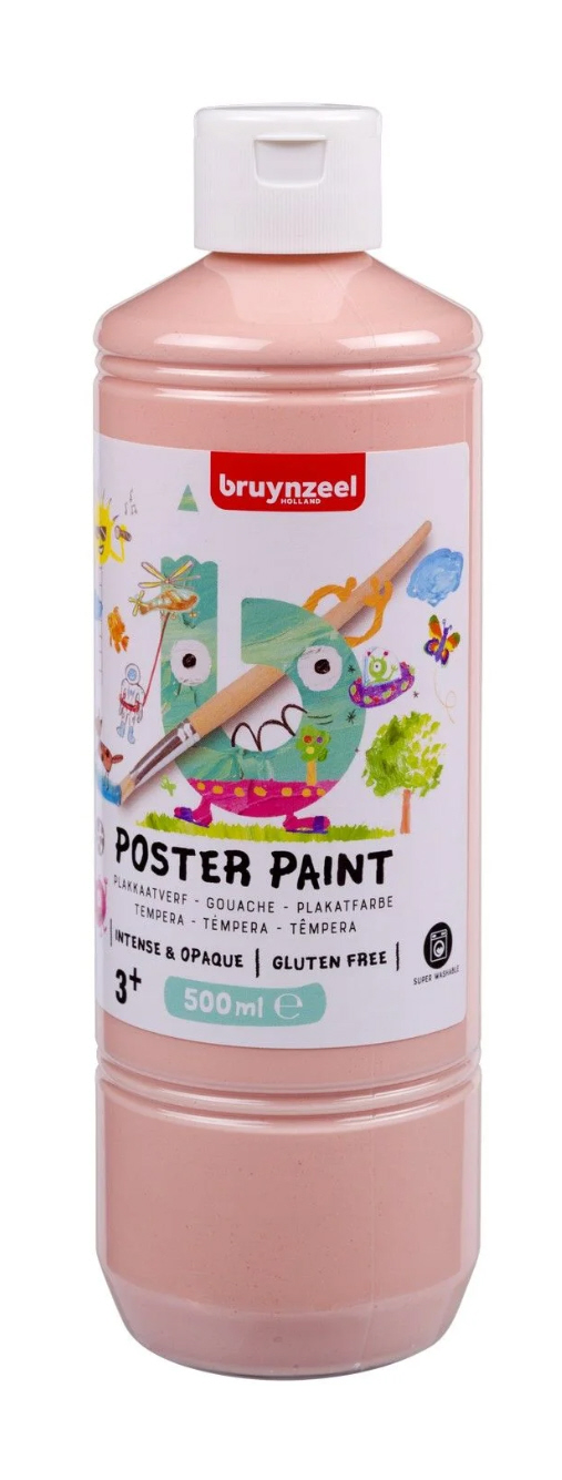 Bruynzeel Gouache Plakatfarbe ROSA BEIGE 500ml Bruynzeel Gouache Plakatfarbe ROSA BEIGE 500ml