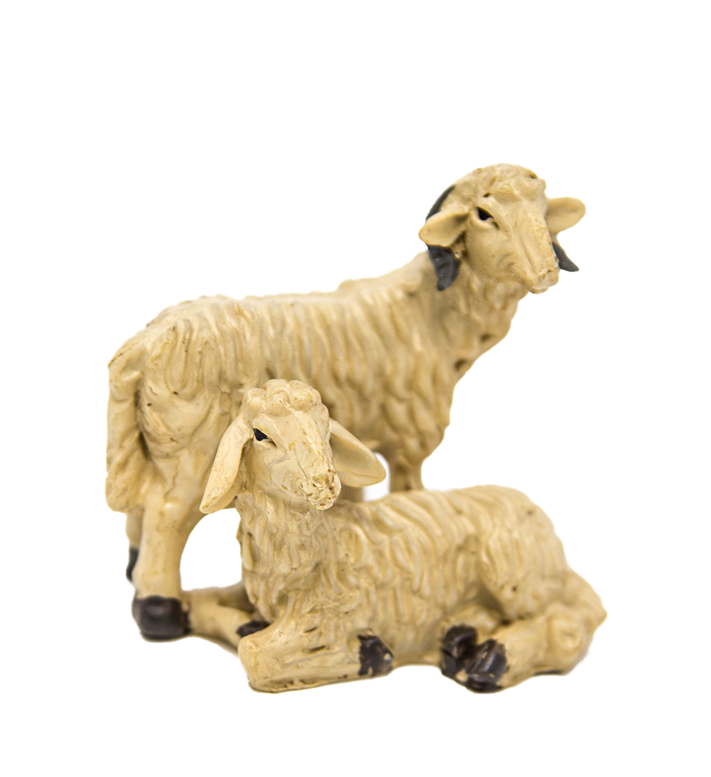 Miniatur-Schafe mit Widder für Figuren 11-13cm