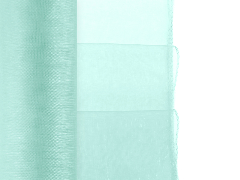 Organza Stoff einfarbig 0,36x9m