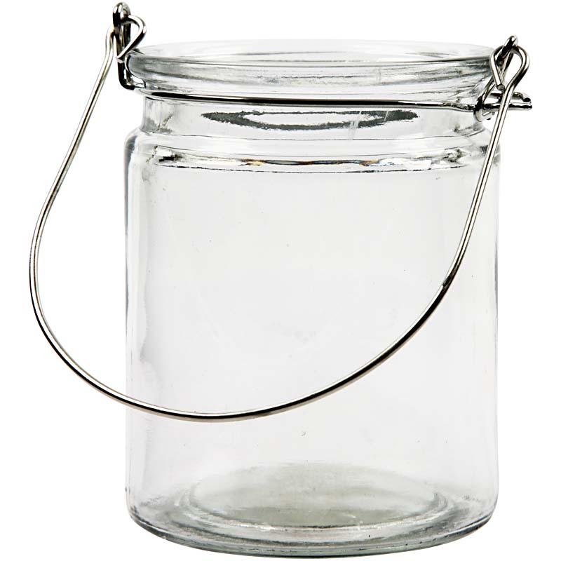 Windlichtglas zylindrisch , 10 cm Glaslaterne Teeelichtglas
