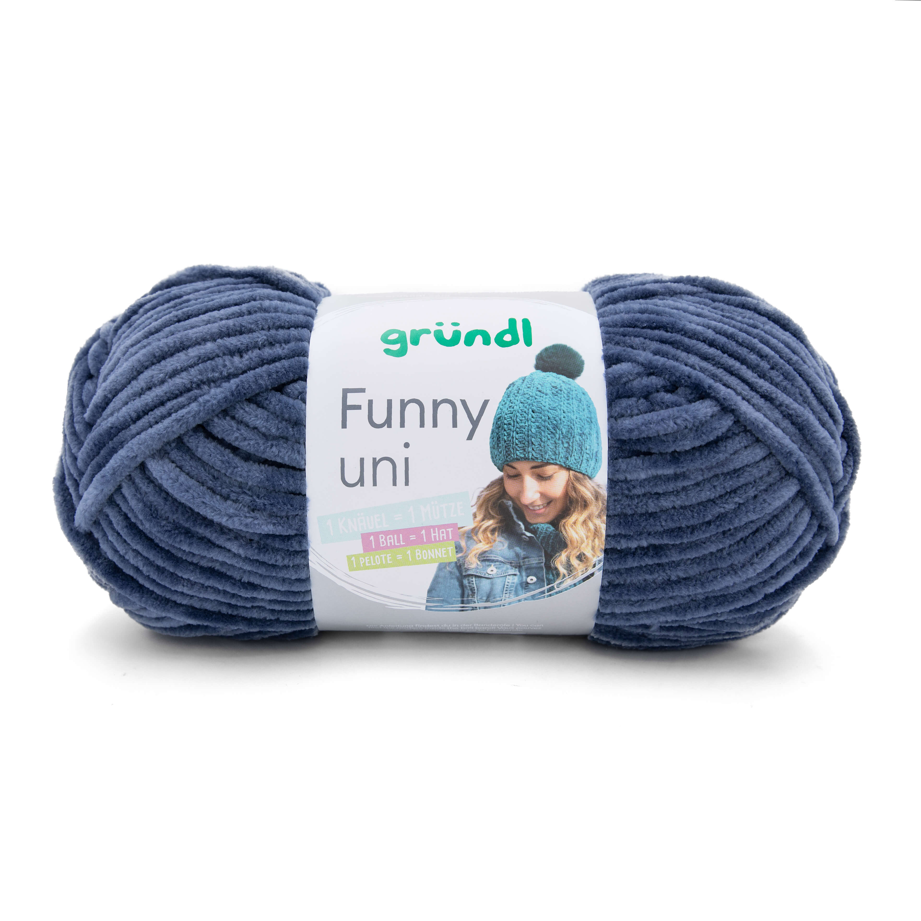 Gründl Funny Uni Wolle Microfaser 100g/120m 100% Polyacryl Gründl Funny Uni Wolle Microfaser 100g/120m 100% Polyacryl