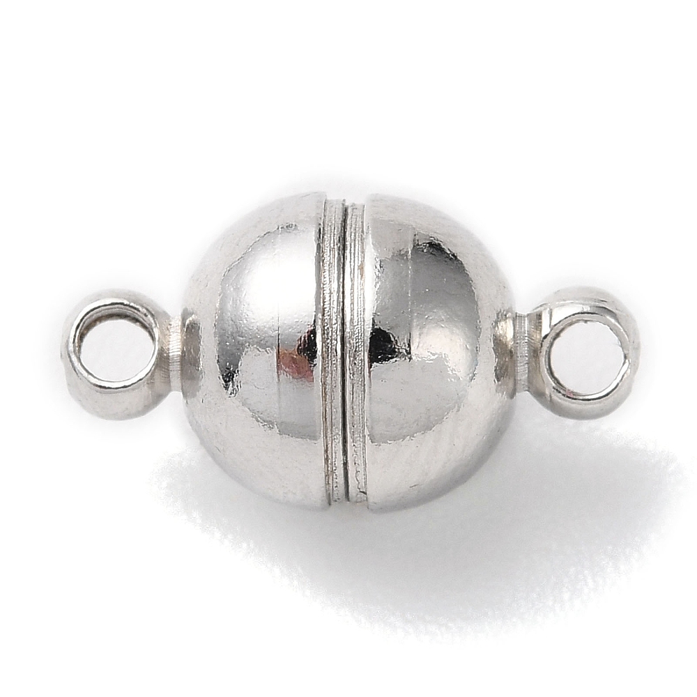 Magnetverschluss Metall rund 8x14mm 3 Stück Magnetverschluss Metall rund 8x14mm 3 Stück