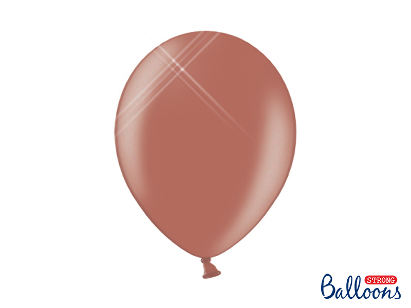 Ballons extra stark,rose gold metallic, 27 cm, 10 Stück