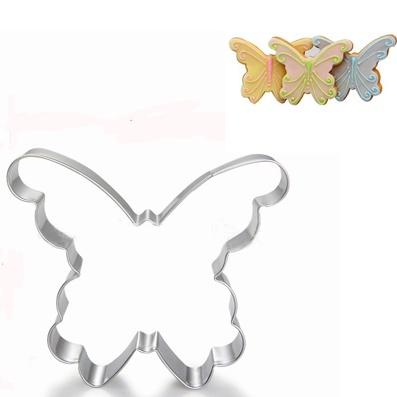 Ausstechform Schmetterling 75,5x82,5x17mm Edelstahl Keksausstecher Cookie Cutter 1 Stück 