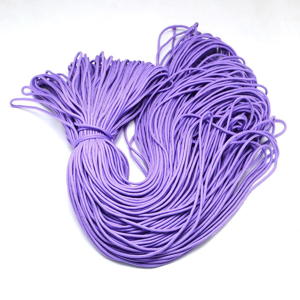 Paracord Kordel UNI LAVENDEL einfärbig 2mm 10m/ Bund