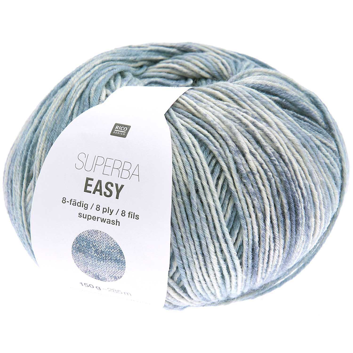 Rico Sockenwolle Superba Easy 8fädig, 150g 250m Rico Sockenwolle Superba Easy 8fädig, 150g 250m