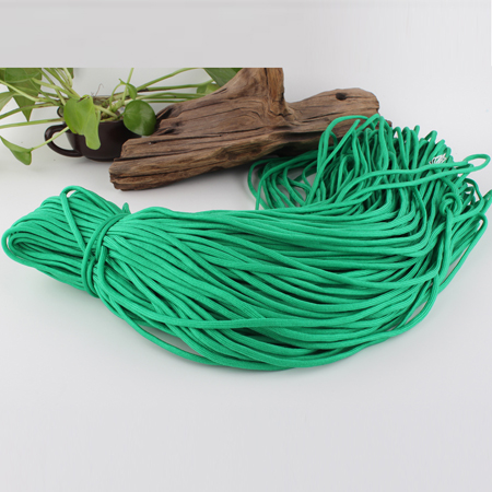 Paracord Kordel UNI GRÜN einfärbig 4mm 100m/ Bund  