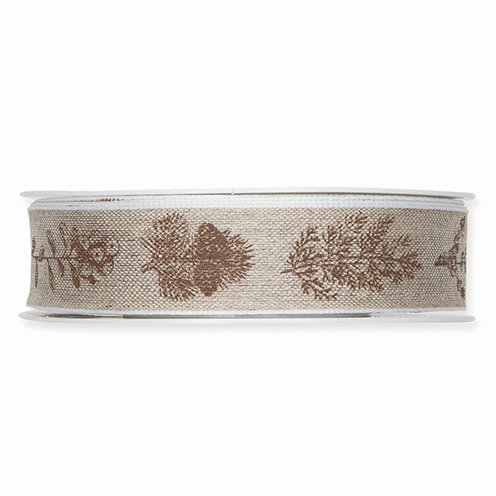 Drahtband Zweige 25 mm natur braun Drahtband Zweige 25 mm natur braun