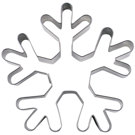 Ausstechform Schneeflocke  7,5 cm Keksausstecher Ausstecher Cookie Cutter 