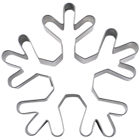 Ausstechform Schneeflocke  6 cm Keksausstecher Ausstecher Cookie Cutter 