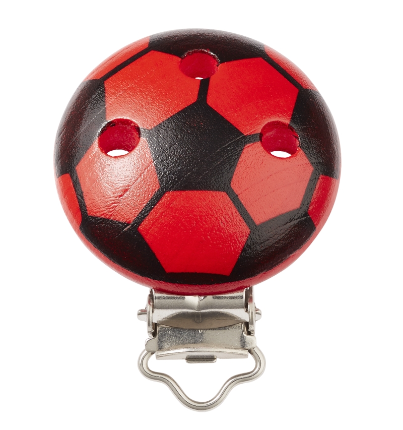 Schnulli Clip Fussball , 3 verschiedene Farben