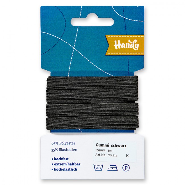 Gummiband 10mm breit, 3m/Pkg. 