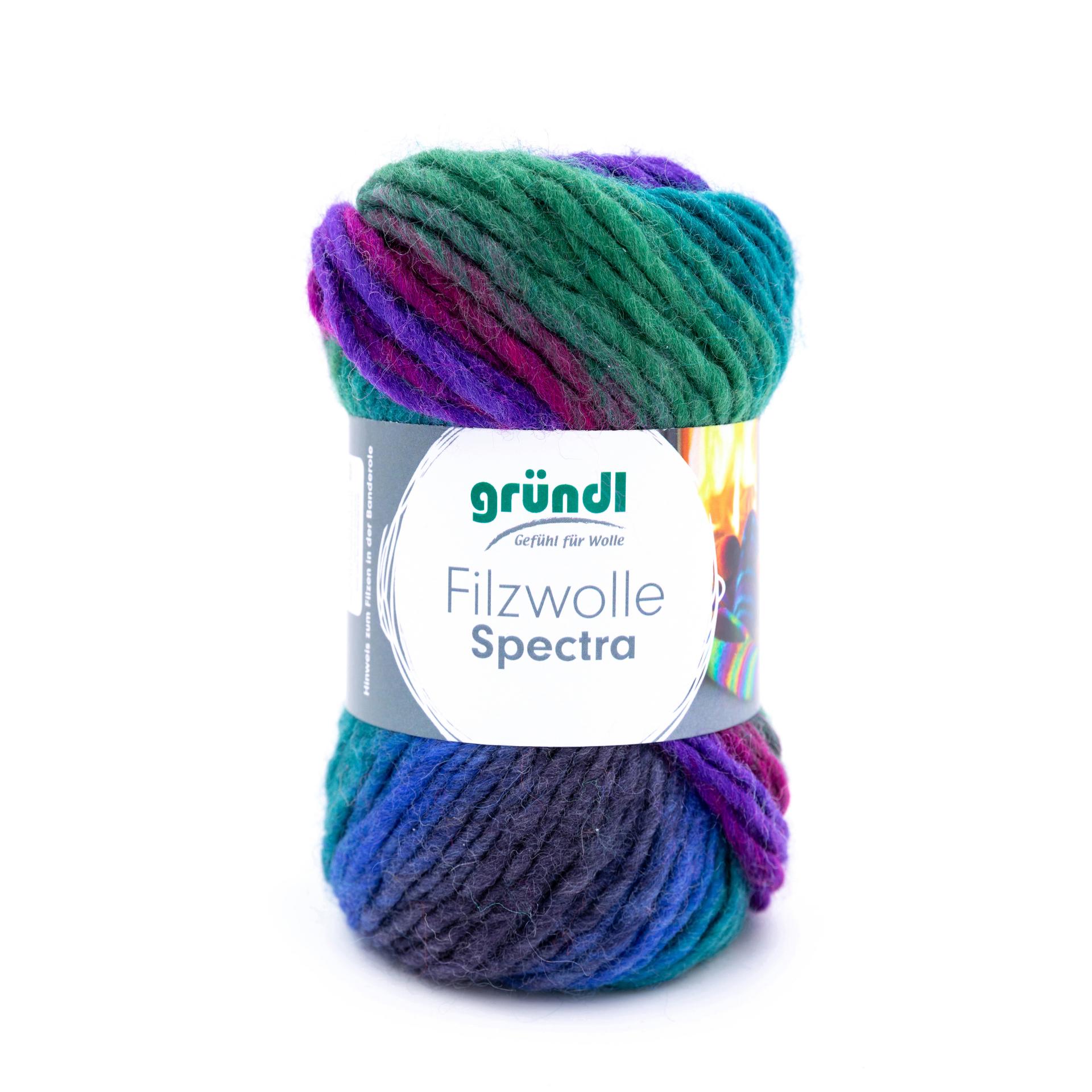 Filzwolle Spectra 100m/100g Strickfilzen Strickfilzwolle