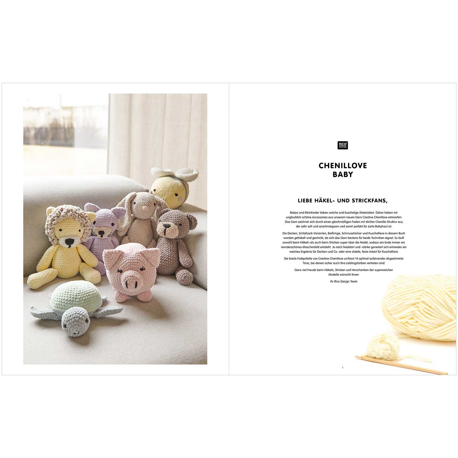 Rico Design Baby Chenillove 60 Seiten Rico Design Baby Chenillove 60 Seiten