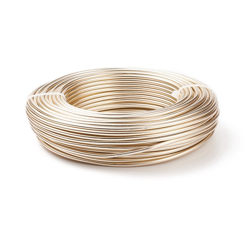 Aludraht champagnergold 2,0mm 12 Gauge 500g ca. 55m